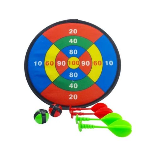 Juego Tiro Al Blanco Infantil Con Pelotas Y Dardos