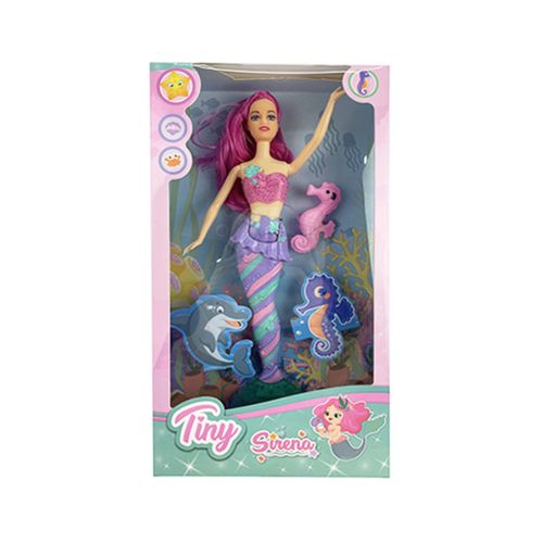 Muñeca Tiny Sirena Con Caballito De Mar