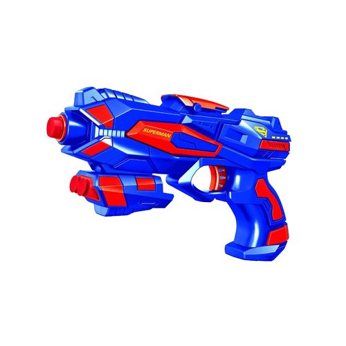 Pistola Lanza Dardos Superman DC 20cm