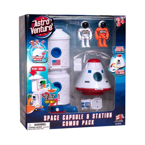 Playset Atstro Venture Estacion y Capsula Espacial Con Luz y Sonido