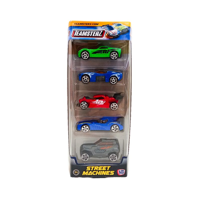 Set-Autos-De-Metal-TeamSterz-Pack-5-Surtido-Deportivos
