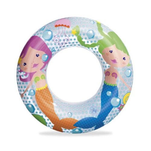 Salvavidas Inflable Pileta Aventuras Del Mar 51cm Bestway Sirenas