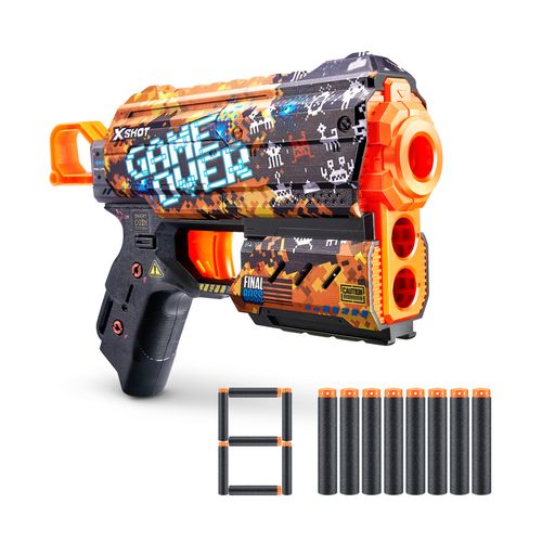Pistola Lanza Dardos X-Shot Skins Flux Game Over