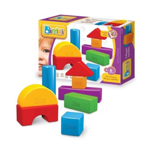 Bambi Mis Primeros Bloques Apilables Para Bebes 8 Piezas