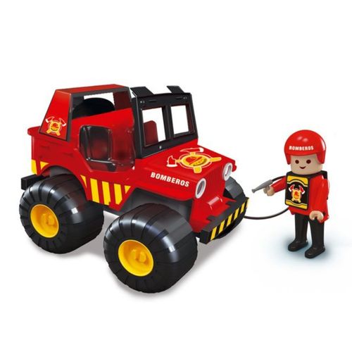 Set Flokys Bomberos Al Rescate Muñeco Con Accesorios