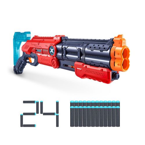 Escopeta Pistola Lanza Dardos X-Shot Vigilante Rojo