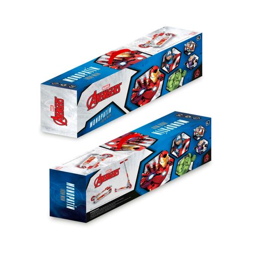 Monopatin Aluminio Plegable 2 Ruedas Capitan America Marvel