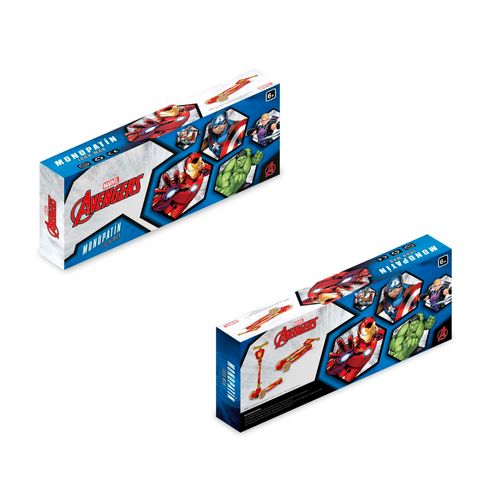 Monopatin Plegable 3 Ruedas Con Luz Hulk Marvel