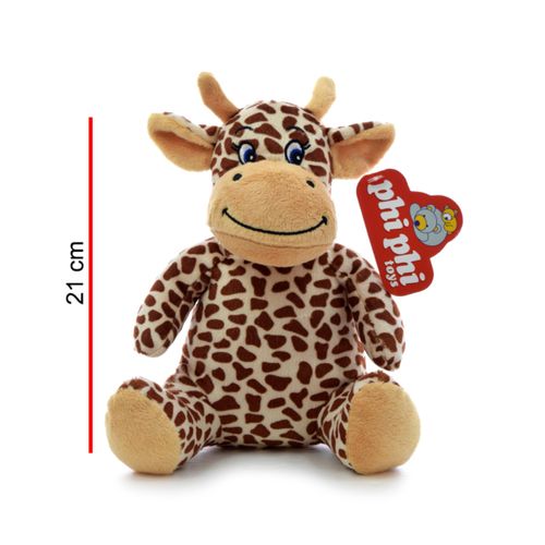 Peluche Suave Jirafa Sentada 21 Cm