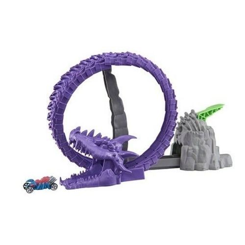 Pista De Autos Beast Machines Dragon Destroyer Con Vehiculo Teamsterz