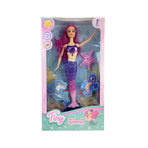 Muñeca Tiny Sirena Con Estrella De Mar
