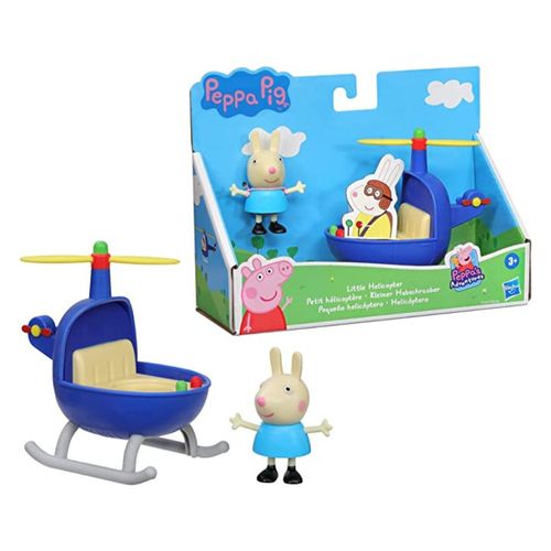 Helicoptero Pequeño Peppa Pig Con Figura Original