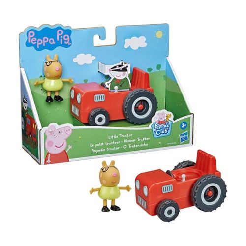 Traptor Pequeño Peppa Pig Con Figura Original