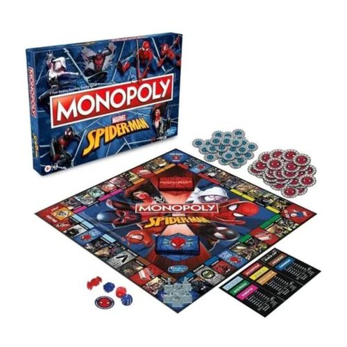 Juego De Mesa Monopoly Spiderman Marvel Original Hasbro