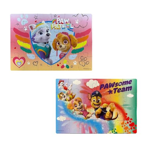 Rompecabezas Paw Patrol Puzzle 24 Piezas 2 en 1