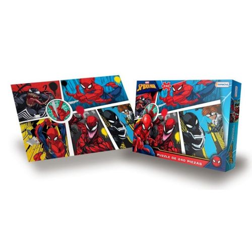 Rompecabezas Spiderman Marvel Puzzle 240 Piezas 48 x 33 Cm