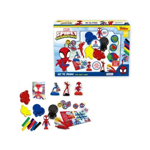 Set De Masas Con 3 Moldes 3D Spidey Marvel