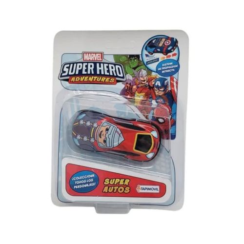 Super Autos Hero Marvel Retractil Avengers Thor