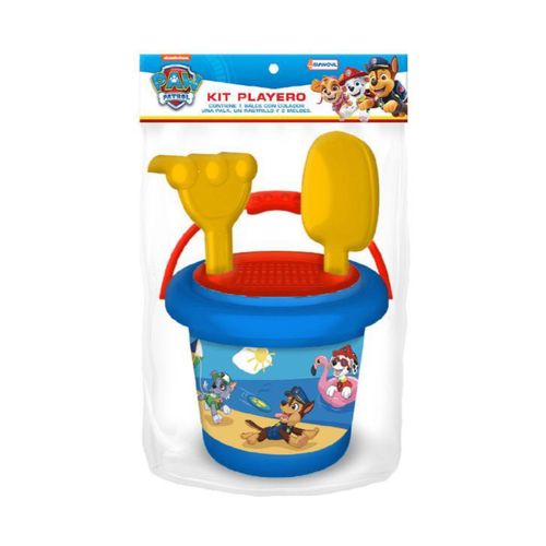 Set De Playa Balde Con Accesorios Paw Patrol