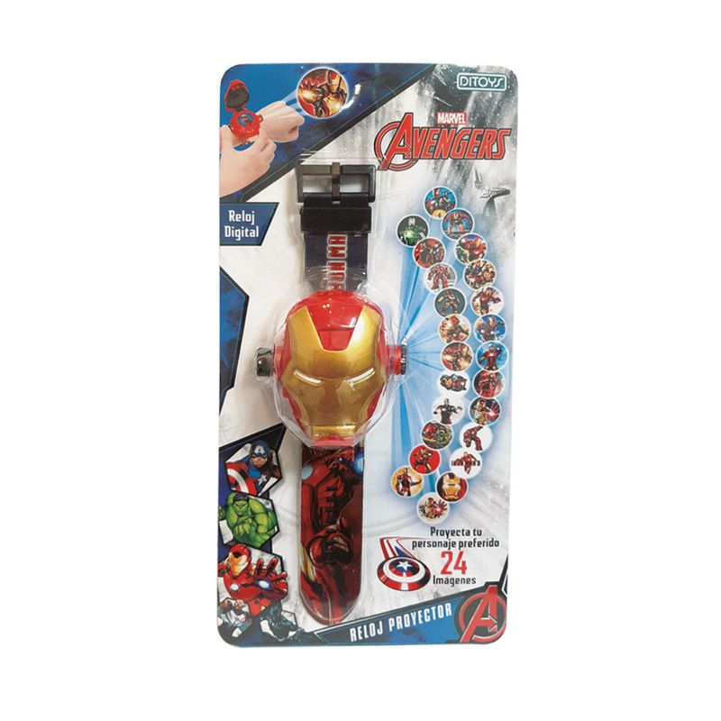 2545-RELOJ-PROYECTOR-AVENGERS-IRON-MAN