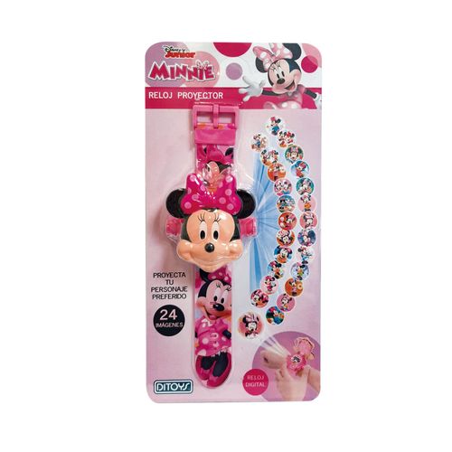 Reloj Digital Infantil Proyector De Imágenes Minnie Disney