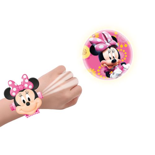 Reloj Digital Infantil Proyector De Imágenes Minnie Disney