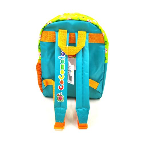Mochila Escolar Espalda 12" Cocomelon Letras Y Numeros