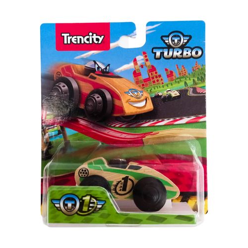 Vehículo Auto Deportivo Turbo 1 Color Verde Trencity Original