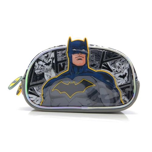 Cartuchera Escolar 3D Doble Cierre Batman DC