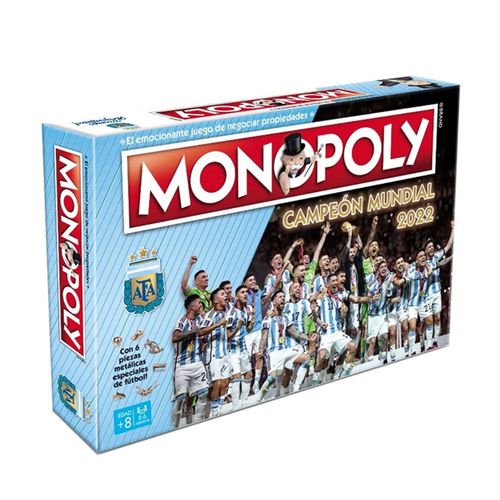 Juego De Mesa Monopoly AFA Campeon Mundial 2022