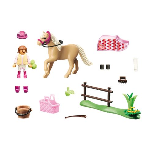 Playmobil Playset Pony Aleman De Equitación Country Con Figura