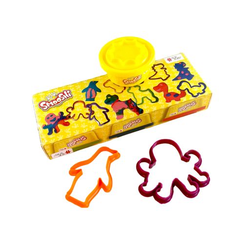 Set Masa Smooshi Mix Cortantes X2 Animales Marinos