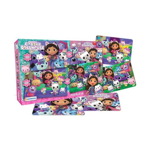 Rompecabezas Gabby Doll 4 Puzzles 2X30 Y 2X48 Piezas