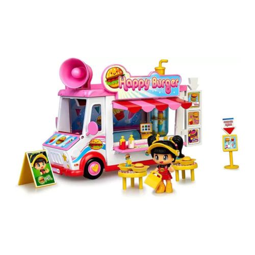 Pinypon Camion De Hamburguesas Happy Burger Con Figura
