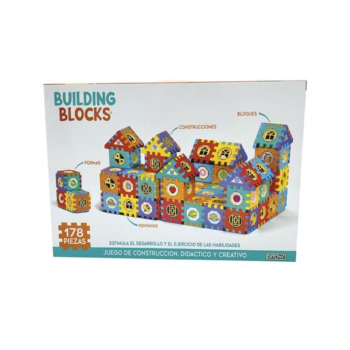 Laberinto Con Bloques Y Tubos Bolitas Rolling Ball 178 Pzs