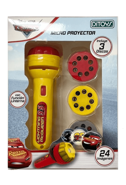 Micro Proyector Cars Amarillo