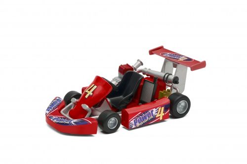 Karting Escala 1:36 Pull Back Rojo