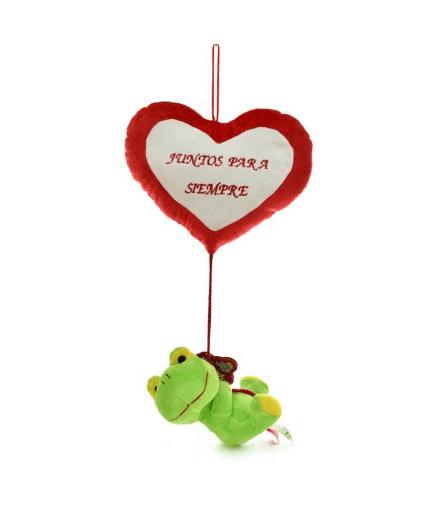 Corazón y Animal Colgante Rana 38cm