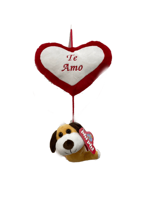 Corazón y Animal Colgante Perro 38cm