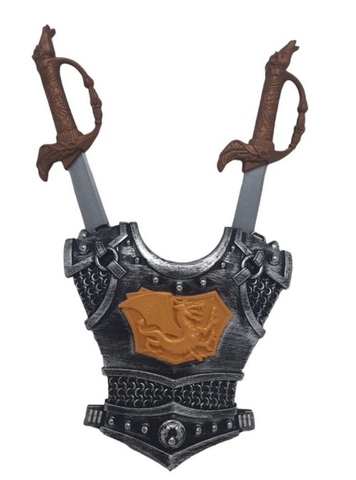 Set De Guerrero Gladiador Plateado