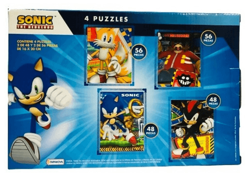 4 Rompecabezas Sonic