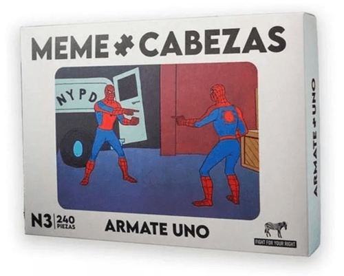 Meme cabezas Spiderman