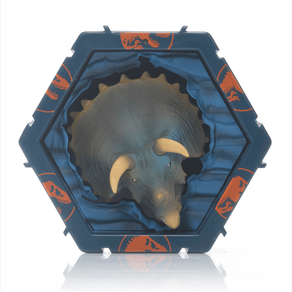 Figura Wow Pod Triceratops con Luz y Sonido- Jurassic World