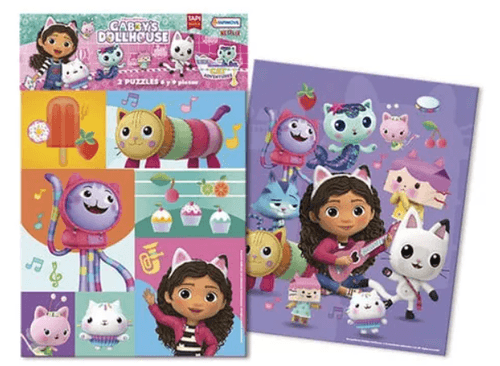 Gabby Doll House Rompecabezas 6 Y 9 Piezas Grandes Puzzle