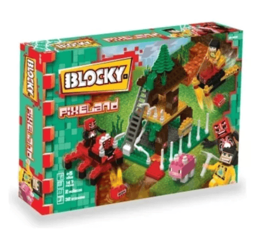 Blocky Pixeland Bosque Arácnido