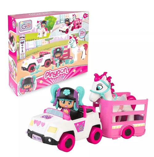 Pinypon Let's Go! Remolque Pony