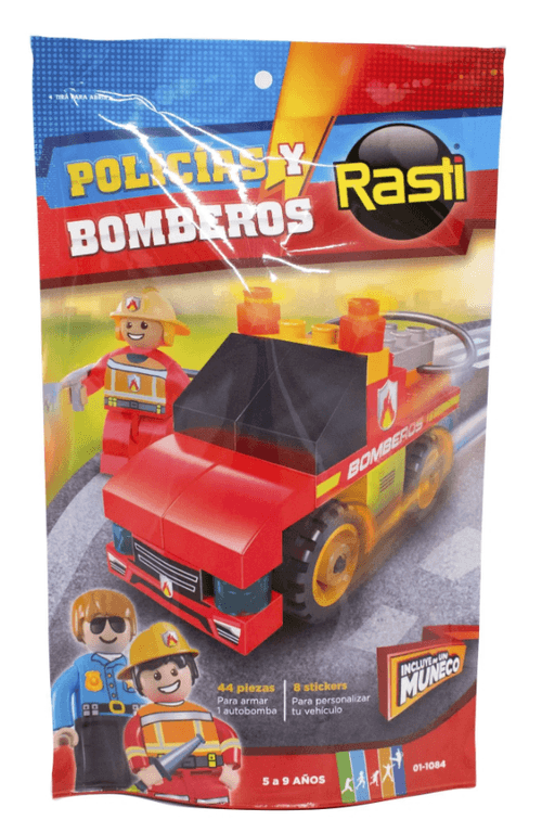 Rasti Doypack Bomberos 40 Piezas