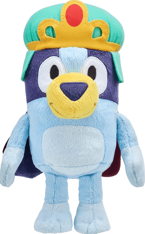 Peluche Bluey con Corona 18cm