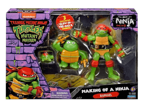 Tortugas Ninja Pack x3 Figuras Raphael