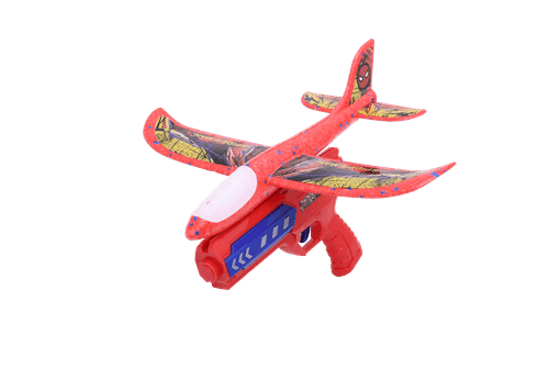 Plane Launcher Spiderman Pistola Lanzador de Aviones